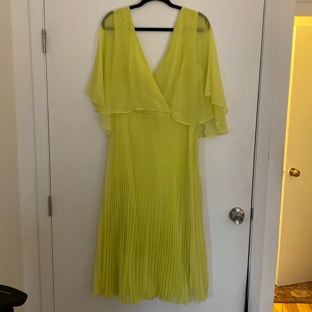 ASOS flutter sleeve dress